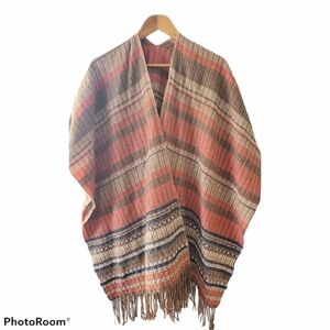 Maurices Earthtone Plaid Shawl/Wrap